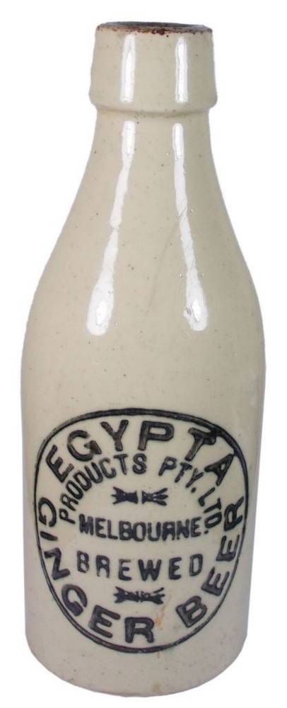Egypta Products Fowler Pottery Ginger Beer Bottle