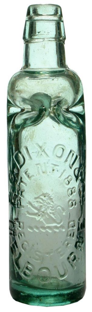 Dixon Scotts Patent 1888 Marble Bottle