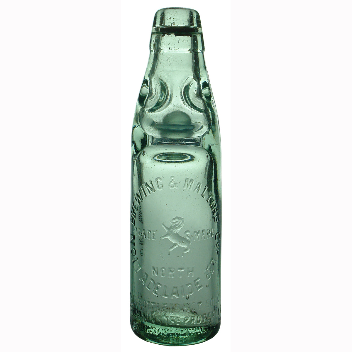 Codd. Lion Brewing & Malting Co North Adelaide. Rampant Lion. (South Australia)