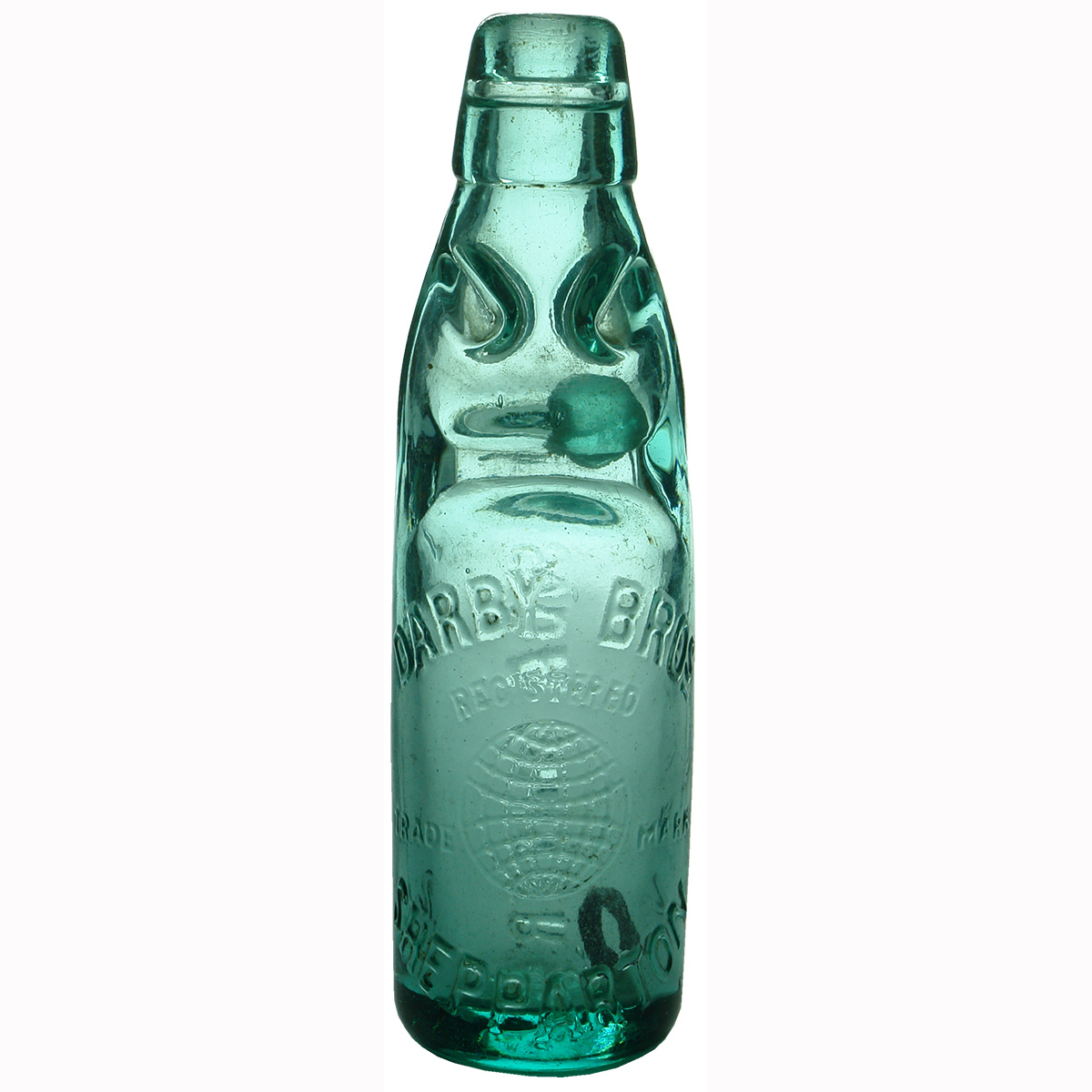 Codd. Darby Bros Shepparton. Globe. Bottle Made in Japan. (Victoria)
