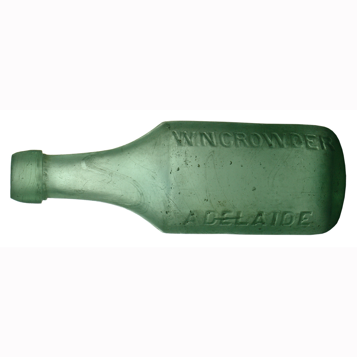 Blob top Soda. W. N. Crowder, Adelaide. Aqua. 10 oz. (South Australia)