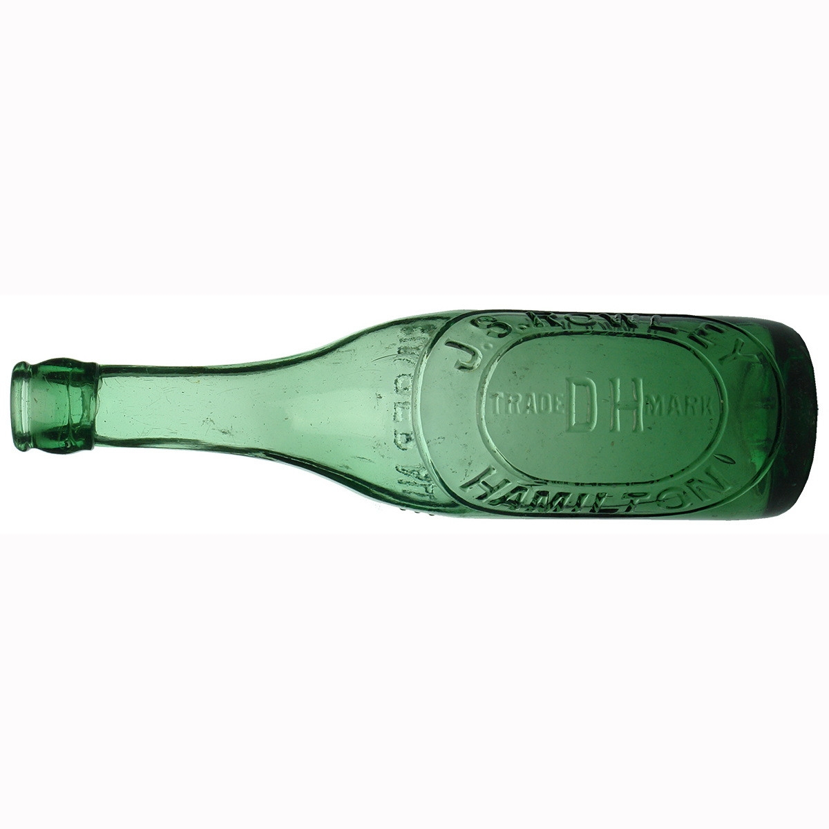Crown Seal. J. S. Rowley, Hamilton. Ginger Ale. Green. 10 oz. (Victoria)