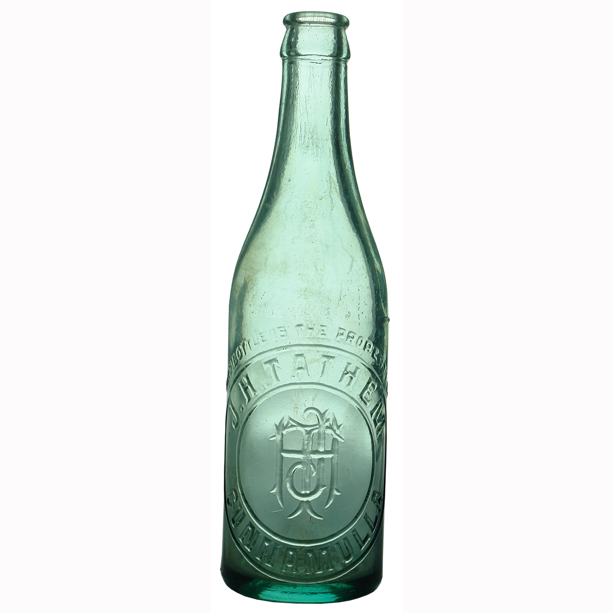 Crown Seal. J. H. Tathem, Cunnamulla. 10 oz. (Queensland)