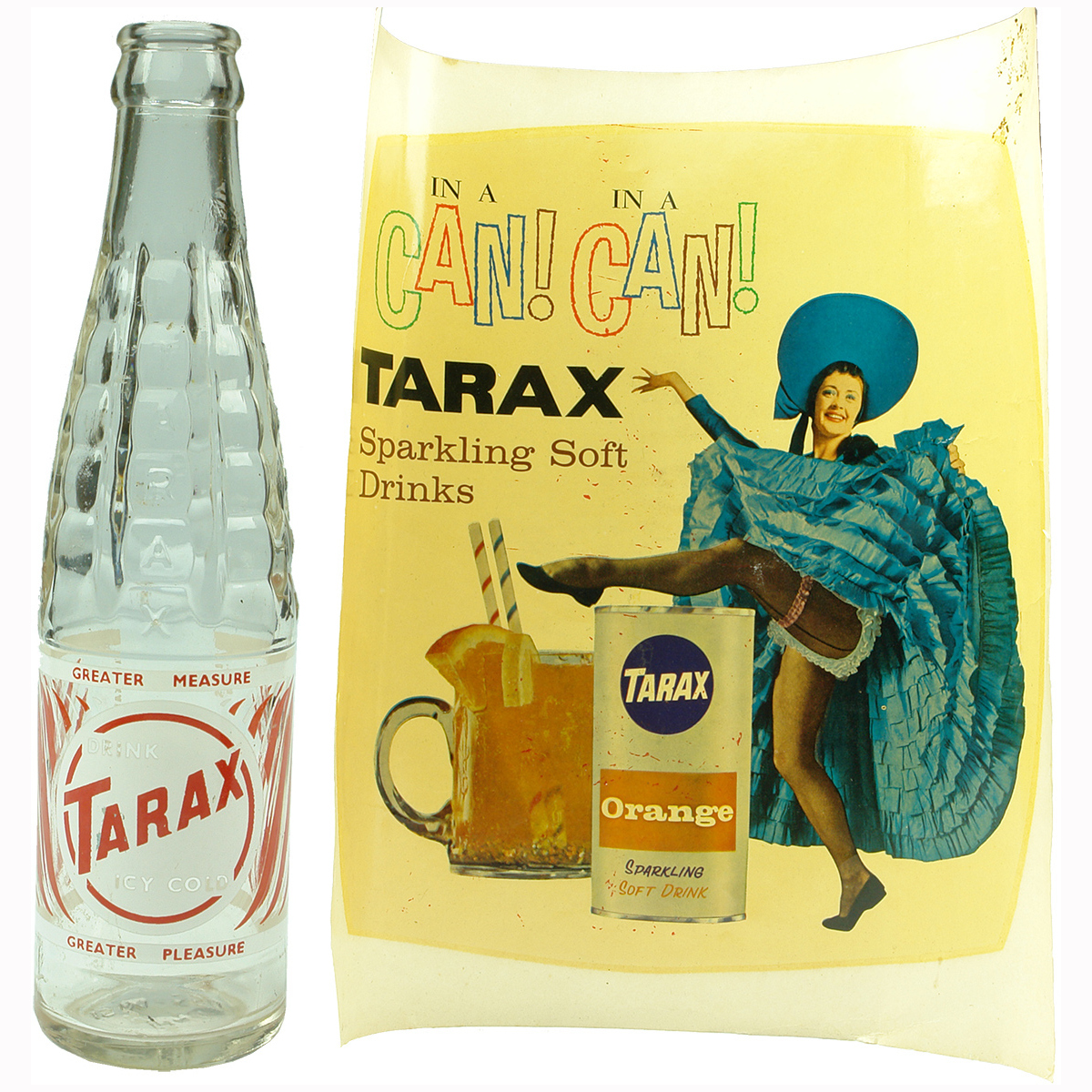 Ceramic Label Crown Seal & Window Decal for Tarax.