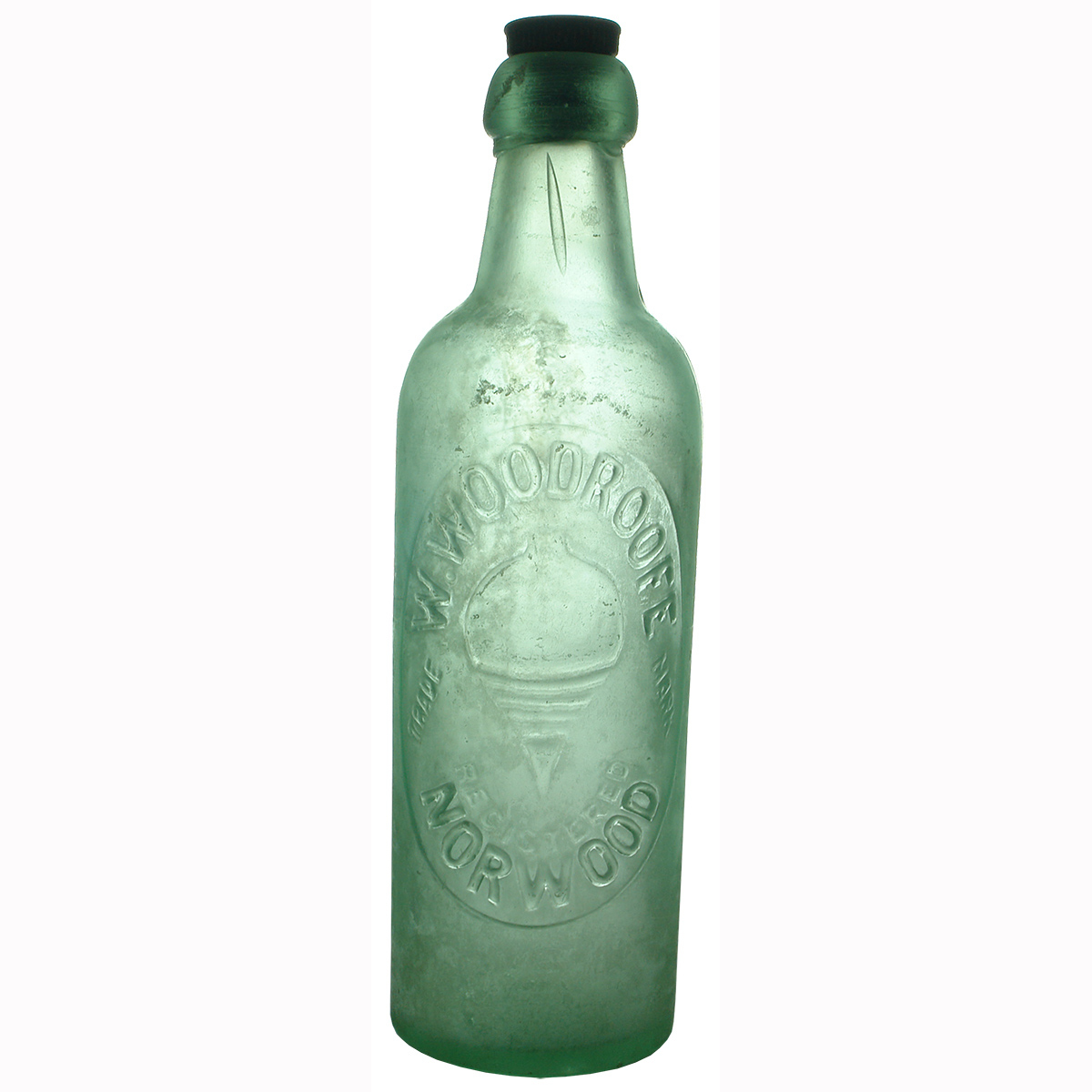 Internal Thread. W. Woodroofe, Norwood. FBH base mark. Spinning top. (South Australia)