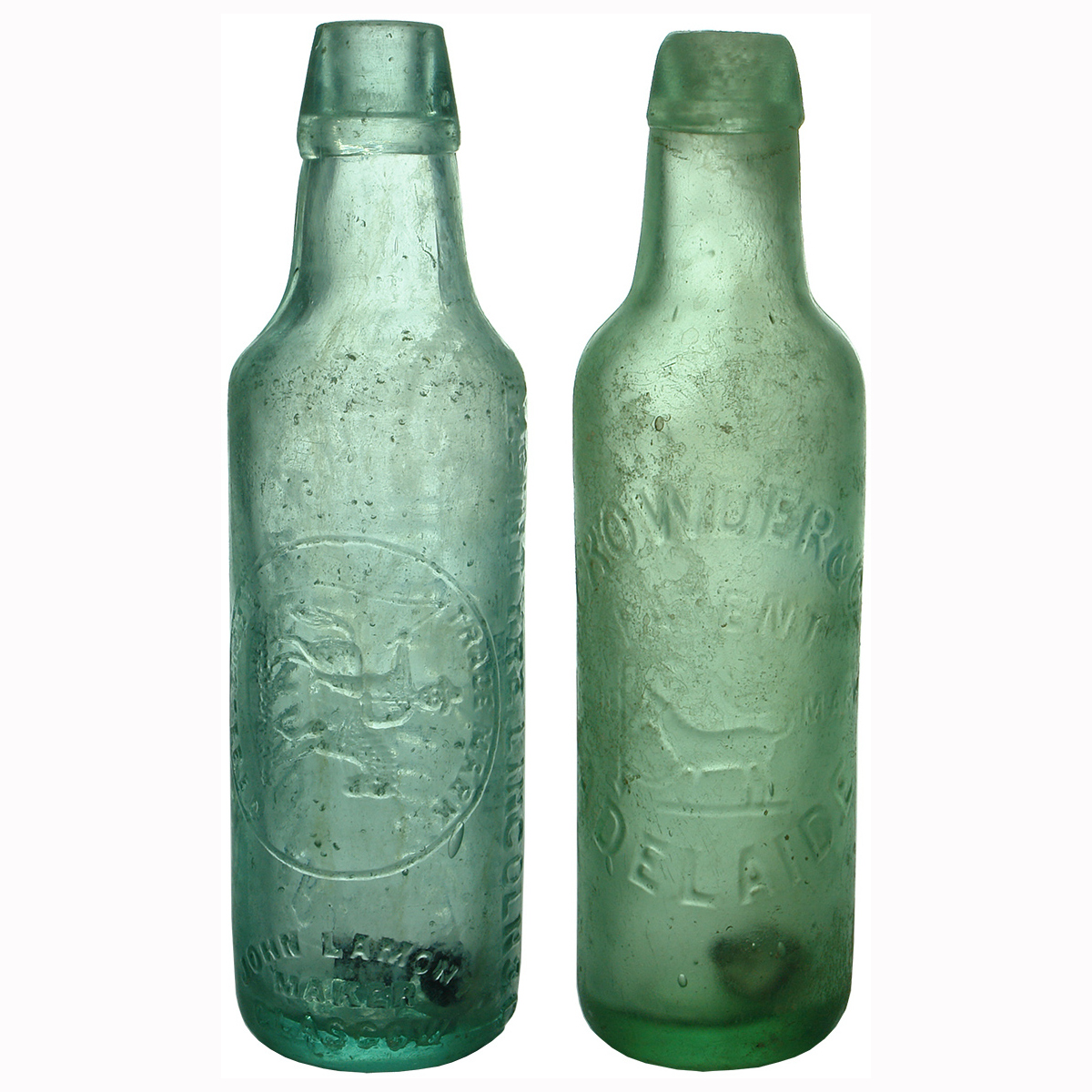 2 Lamonts: McIntyre Lincoln & Co Narrandera etc; Crowder, Adelaide. (New South Wales & South Australia)