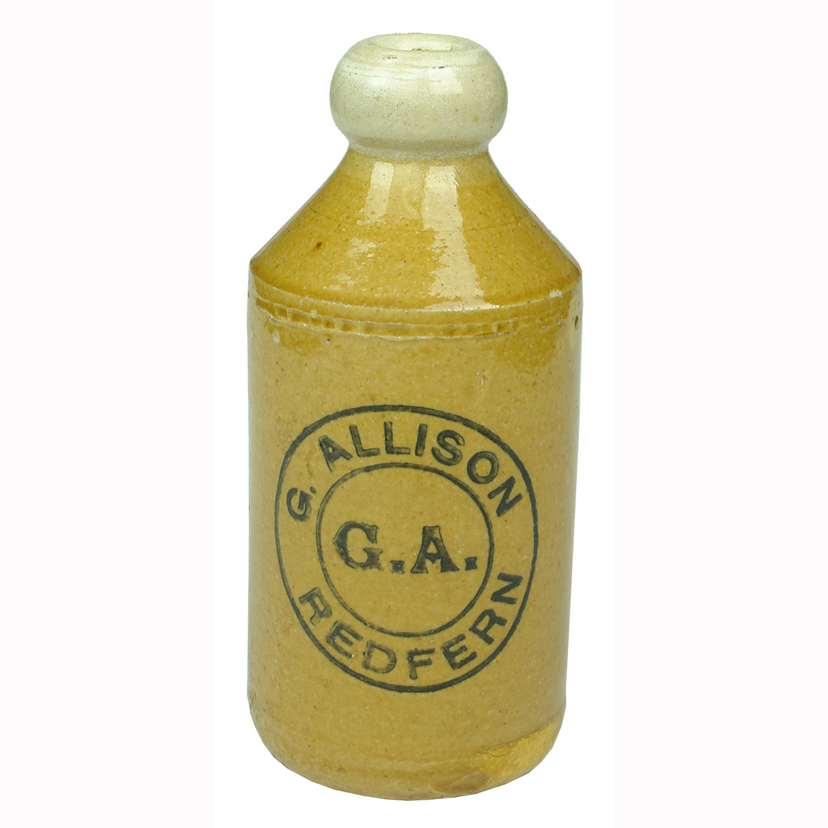 Ginger Beer. G. Allison, Redfern. White top on tan bottle. (New South Wales)